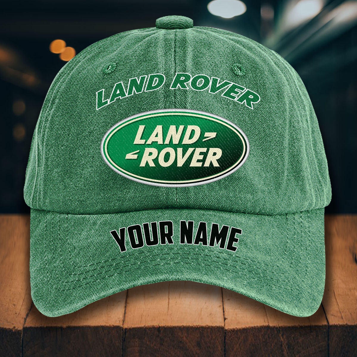 Land Rover Gewaschene Denim-Kappe – Bild 3