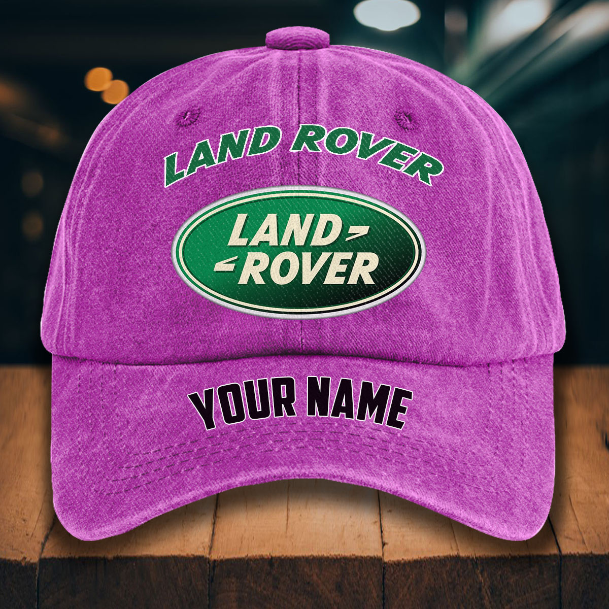 Land Rover Gewaschene Denim-Kappe – Bild 6