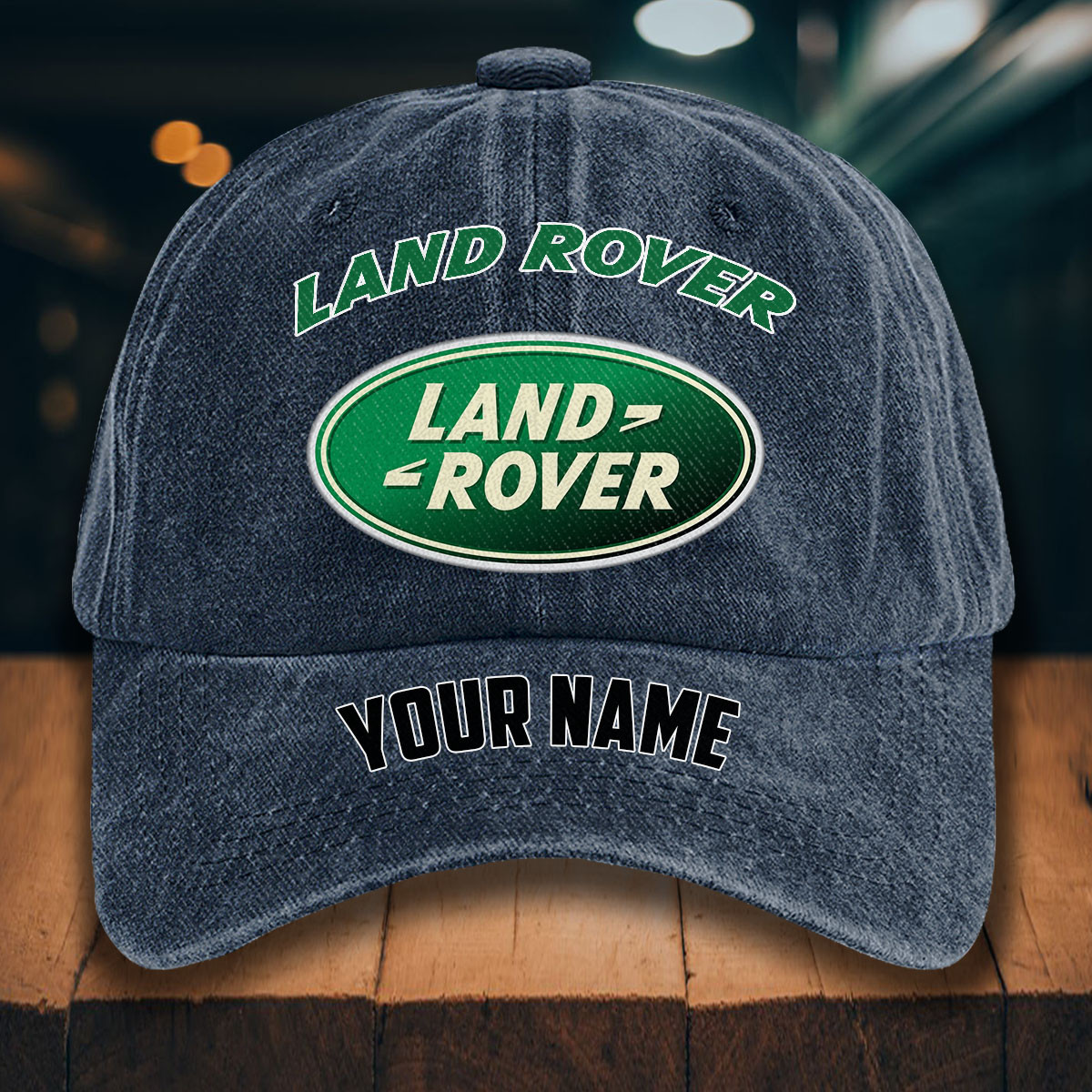 Land Rover Gewaschene Denim-Kappe – Bild 7