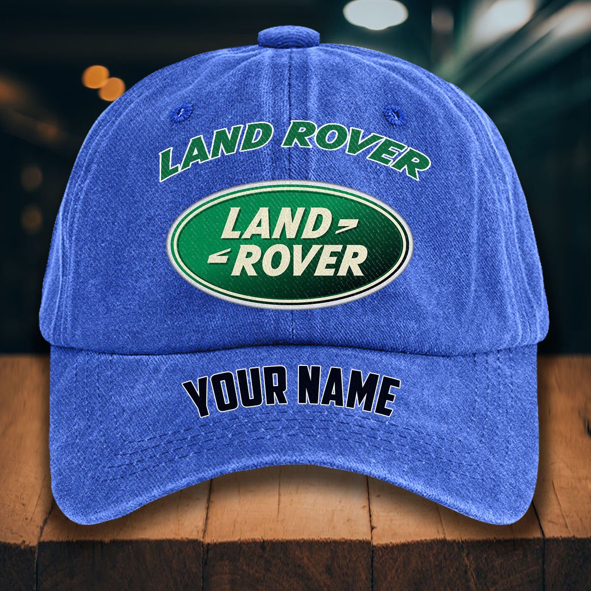 Land Rover Gewaschene Denim-Kappe – Bild 13