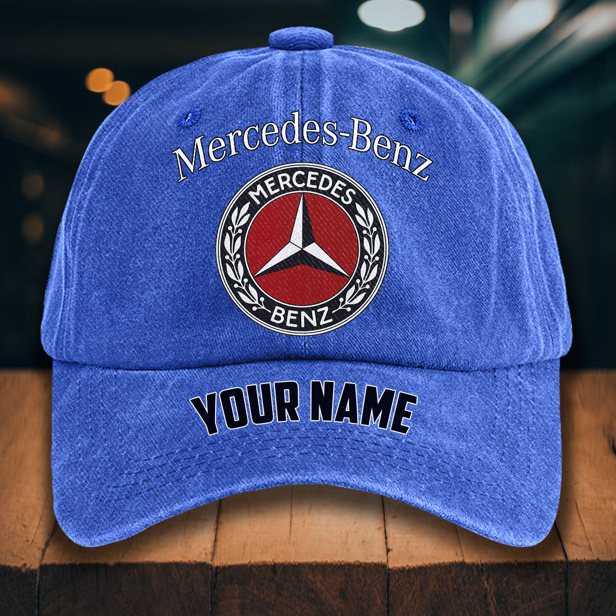 Mercedes-Benz Gewaschene Denim-Kappe – Bild 13