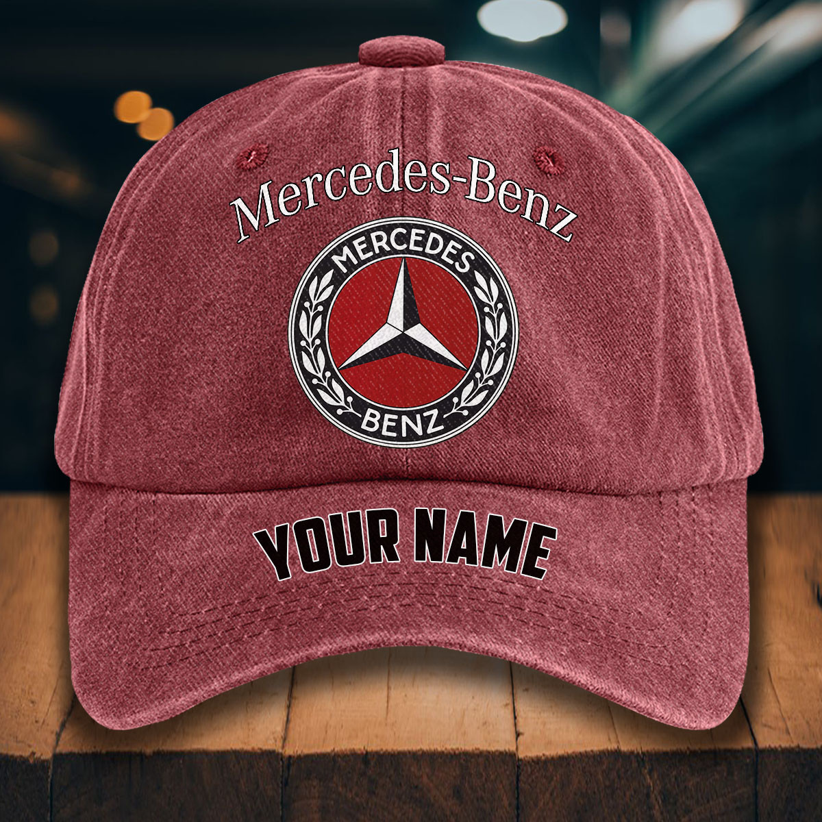 Mercedes-Benz Gewaschene Denim-Kappe – Bild 14