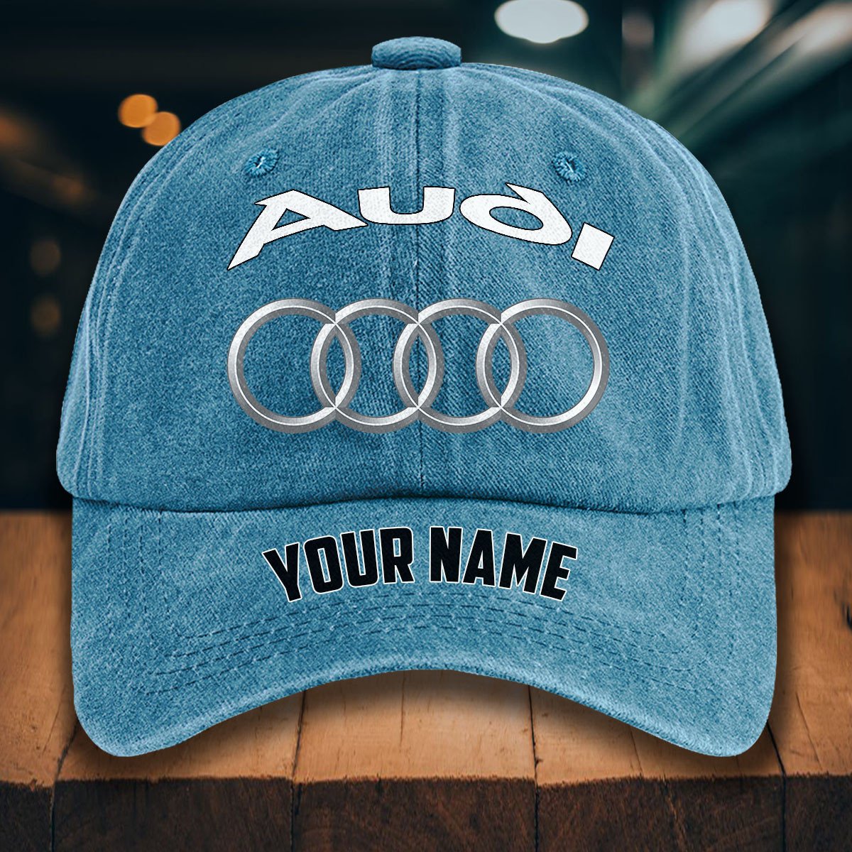 Audi Gewaschene Denim-Kappe – Bild 2