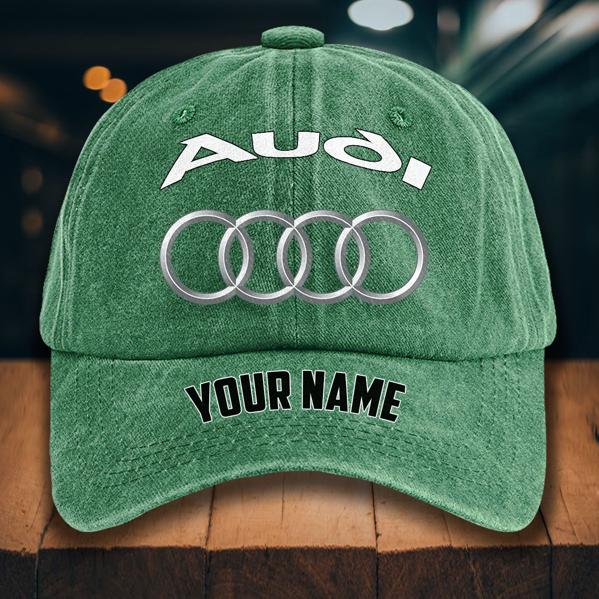 Audi Gewaschene Denim-Kappe – Bild 3