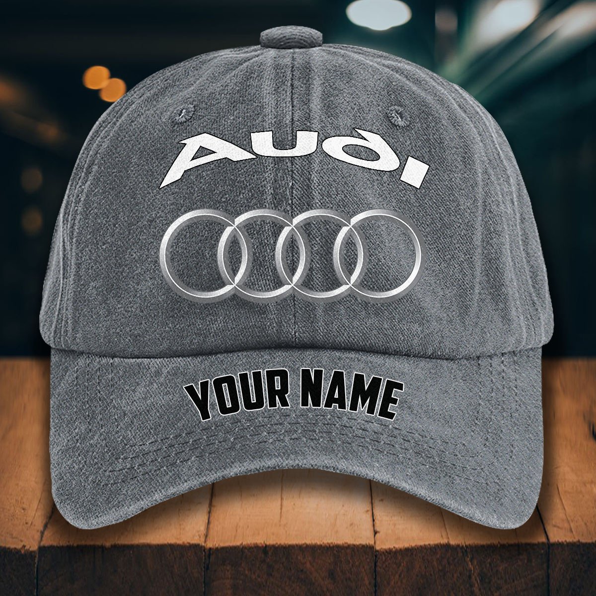 Audi Gewaschene Denim-Kappe – Bild 4