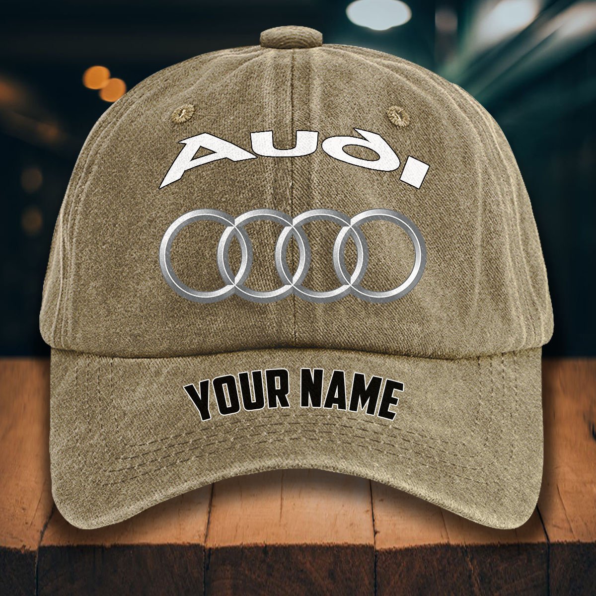 Audi Gewaschene Denim-Kappe – Bild 5