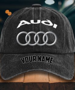 Audi Gewaschene Denim-Kappe