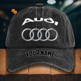 Audi Gewaschene Denim-Kappe