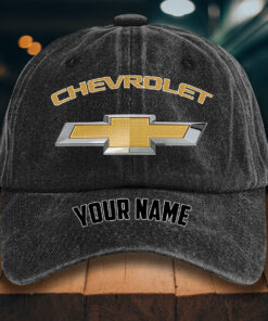 Chevrolet Gewaschene Denim-Kappe