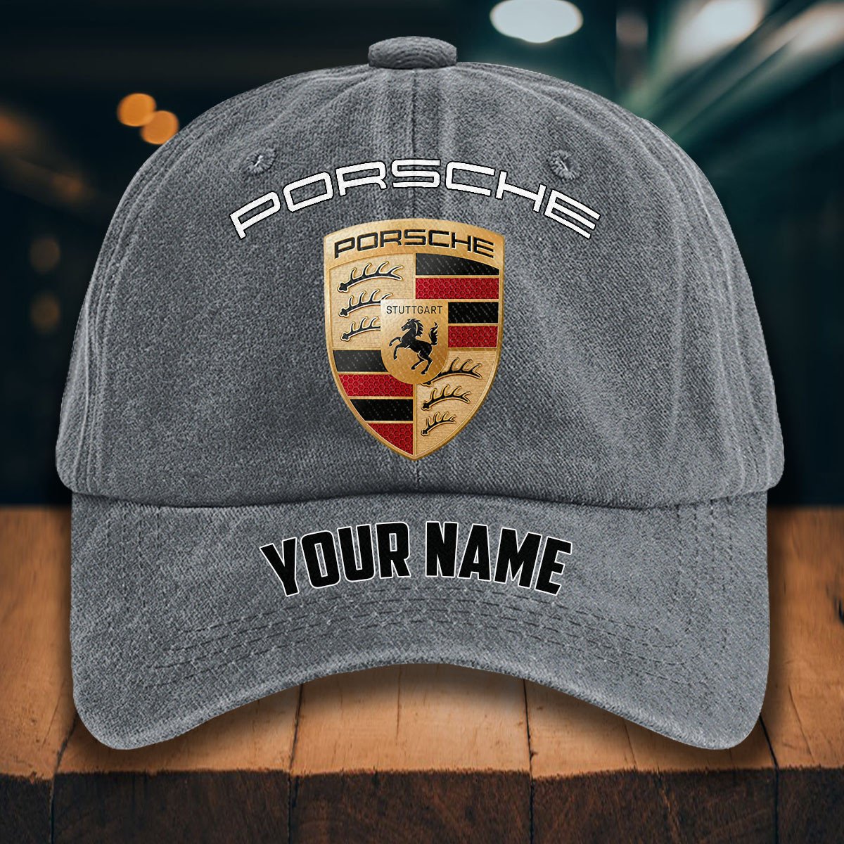Porsche Gewaschene Denim-Kappe – Bild 4