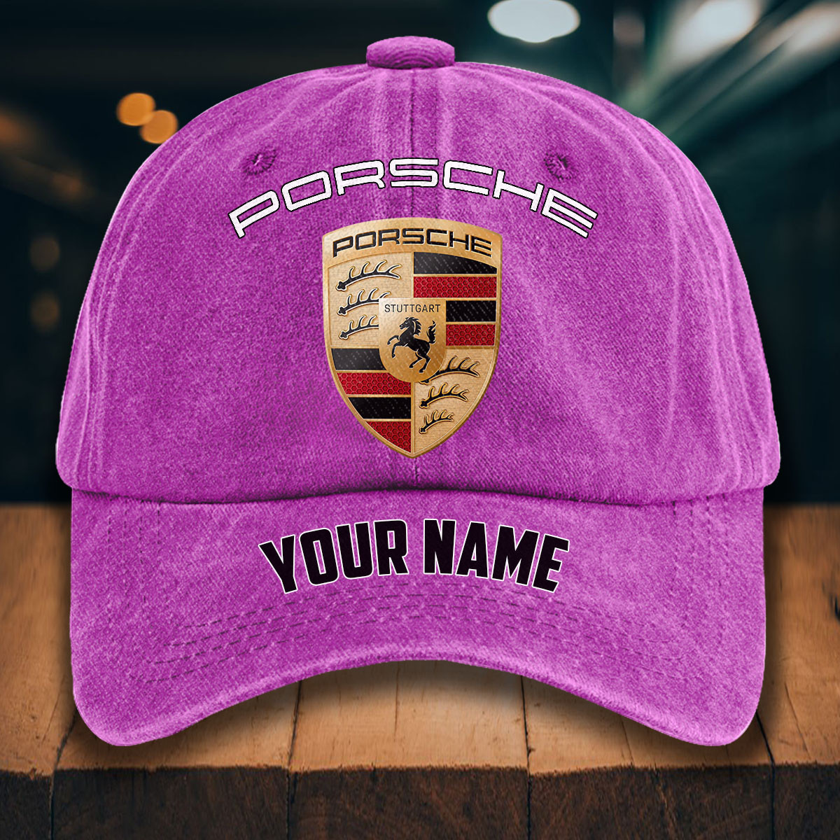 Porsche Gewaschene Denim-Kappe – Bild 6