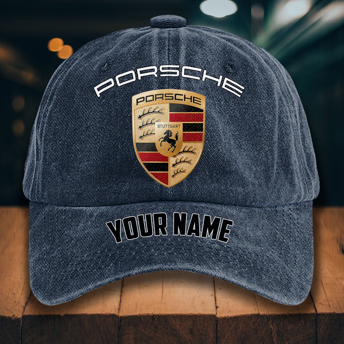 Porsche Gewaschene Denim-Kappe – Bild 7