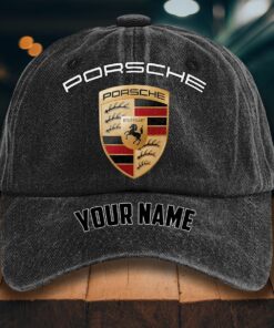 Porsche Gewaschene Denim-Kappe