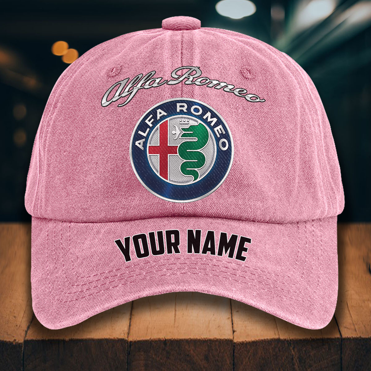 Alfa Romeo Gewaschene Denim-Kappe – Bild 9