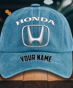 Alternative view of Honda Gewaschene Denim-Kappe