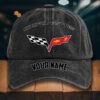 Corvette C6 Gewaschene Denim-Kappe