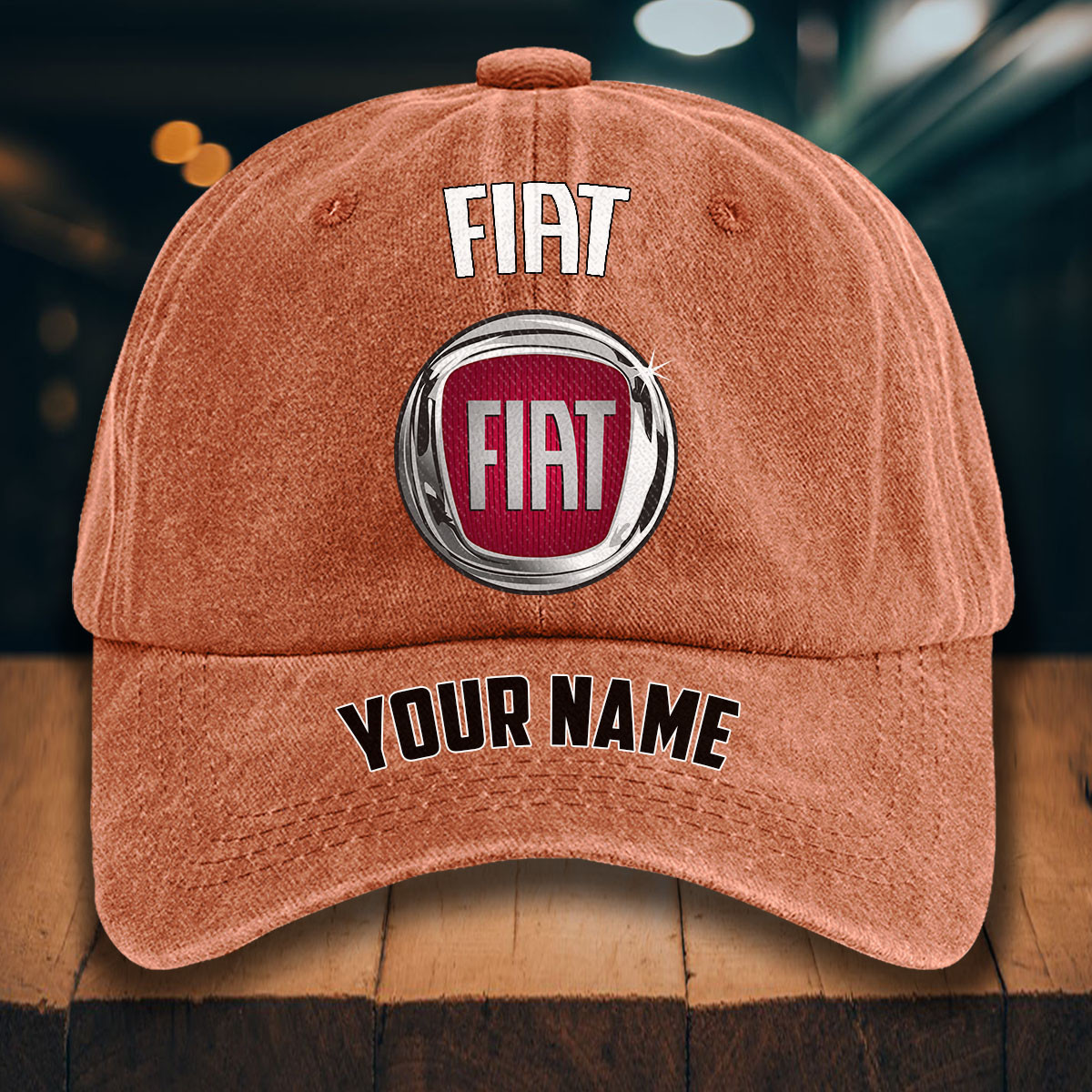 Fiat Gewaschene Denim-Kappe – Bild 8
