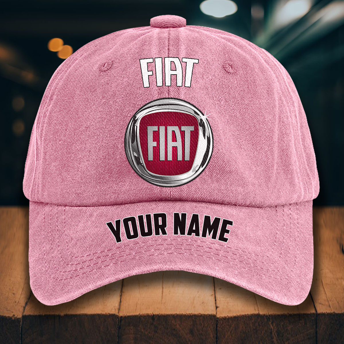 Fiat Gewaschene Denim-Kappe – Bild 9