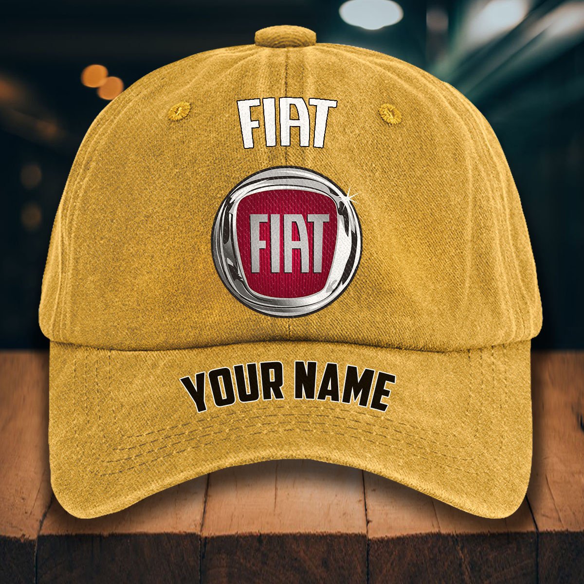 Fiat Gewaschene Denim-Kappe – Bild 15