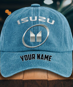 Alternative view of Isuzu Gewaschene Denim-Kappe