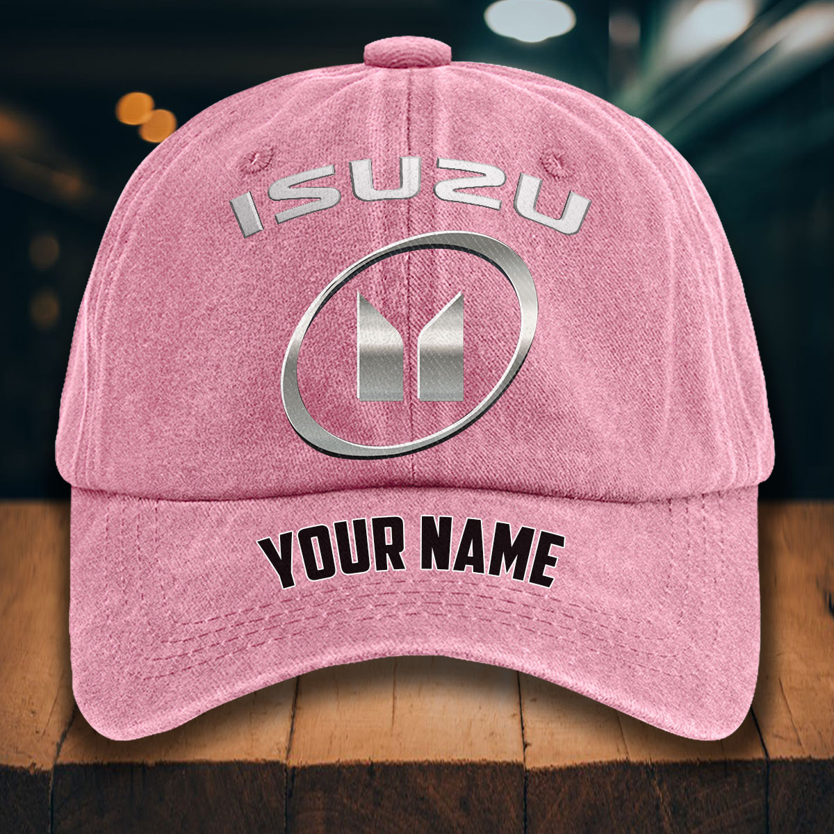 Isuzu Gewaschene Denim-Kappe – Bild 9