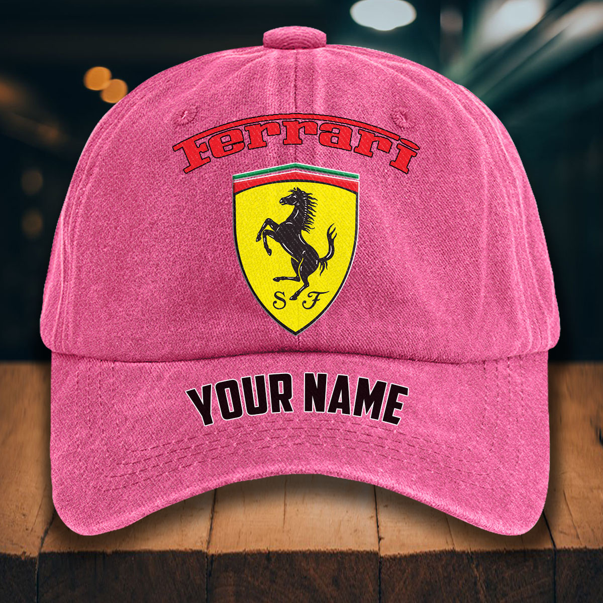 Ferrari Gewaschene Denim-Kappe – Bild 10