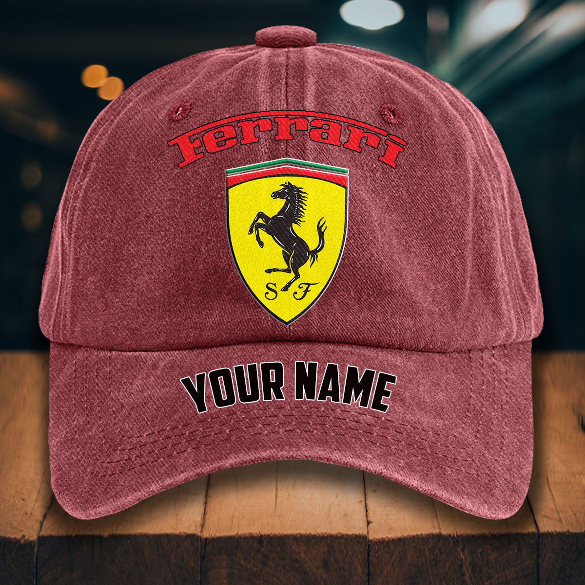 Ferrari Gewaschene Denim-Kappe – Bild 14