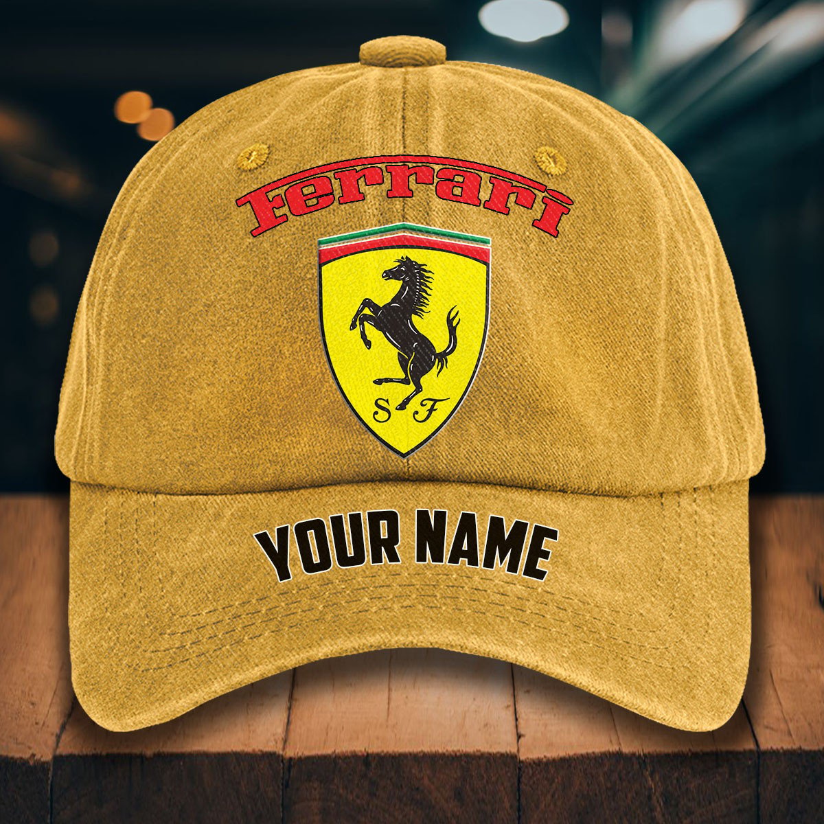 Ferrari Gewaschene Denim-Kappe – Bild 15