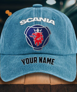 Alternative view of Scania Gewaschene Denim-Kappe