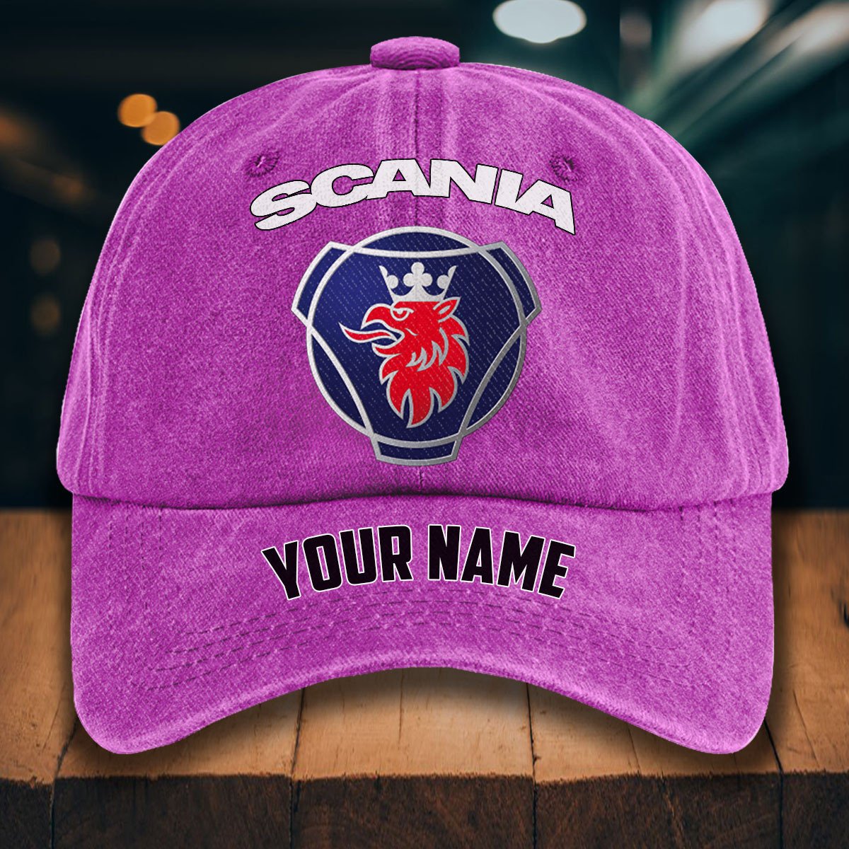 Scania Gewaschene Denim-Kappe – Bild 6