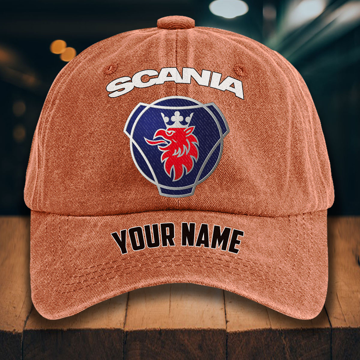 Scania Gewaschene Denim-Kappe – Bild 8