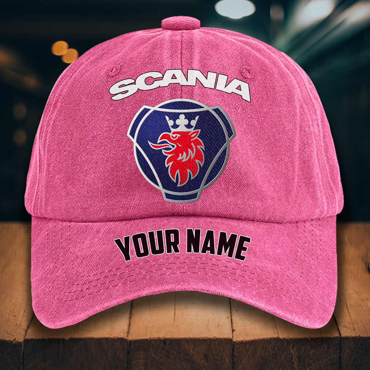 Scania Gewaschene Denim-Kappe – Bild 10