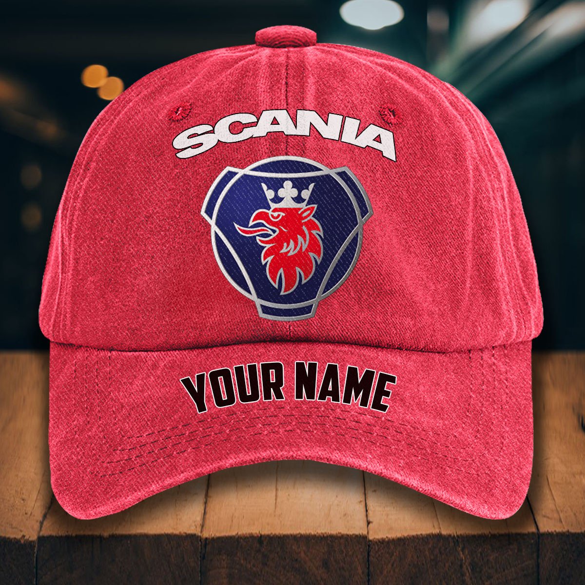 Scania Gewaschene Denim-Kappe – Bild 12