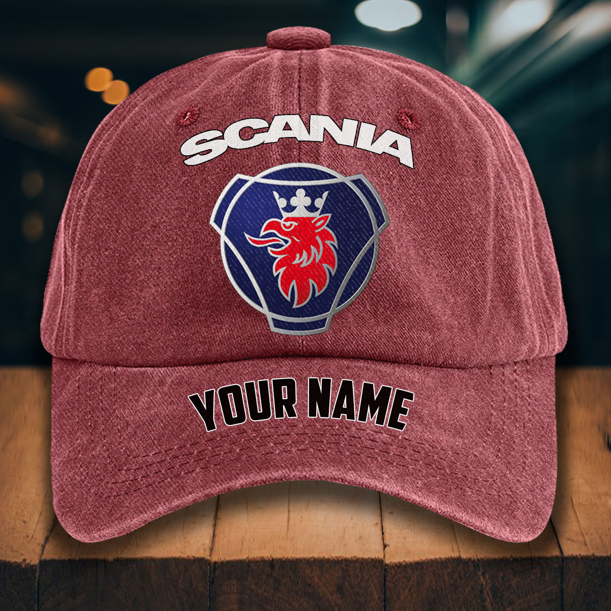 Scania Gewaschene Denim-Kappe – Bild 14