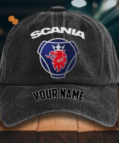 Scania Gewaschene Denim-Kappe