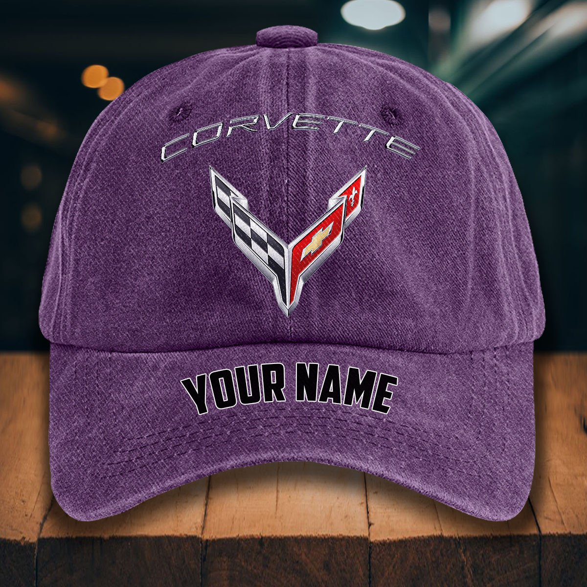 Chevrolet Corvette Gewaschene Denim-Kappe – Bild 11
