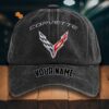 Chevrolet Corvette Gewaschene Denim-Kappe