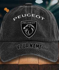 Peugeot Gewaschene Denim-Kappe