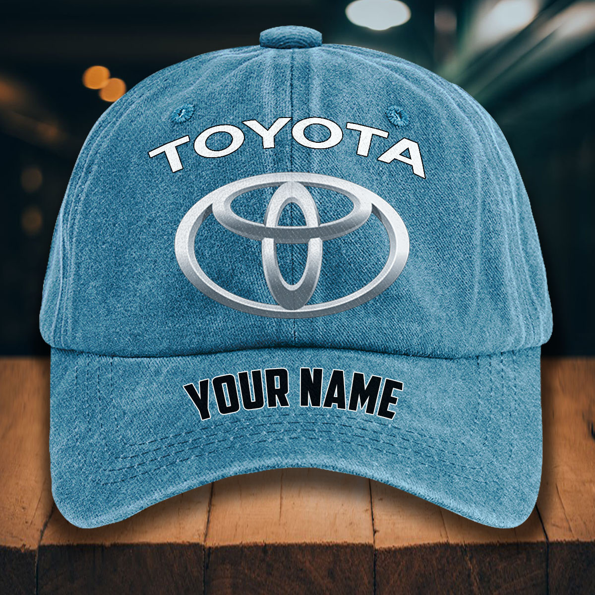 Toyota Gewaschene Denim-Kappe – Bild 2