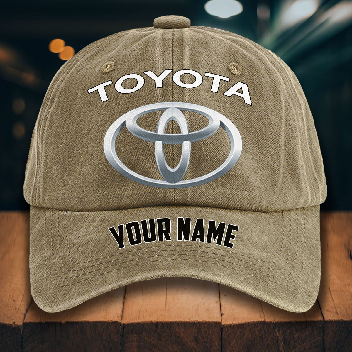 Toyota Gewaschene Denim-Kappe – Bild 5
