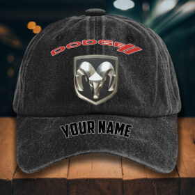 Dodge Gewaschene Denim-Kappe
