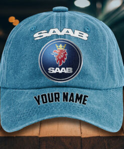 Alternative view of Saab Automobile Gewaschene Denim-Kappe