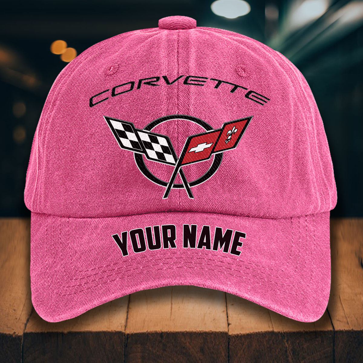 Corvette C5 Gewaschene Denim-Kappe – Bild 10