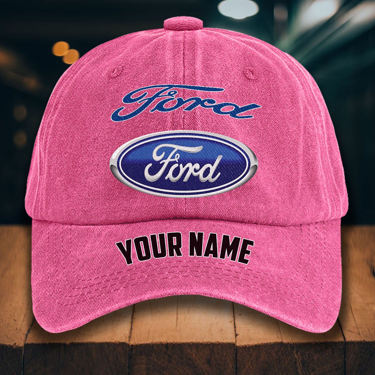 Ford Gewaschene Denim-Kappe – Bild 10