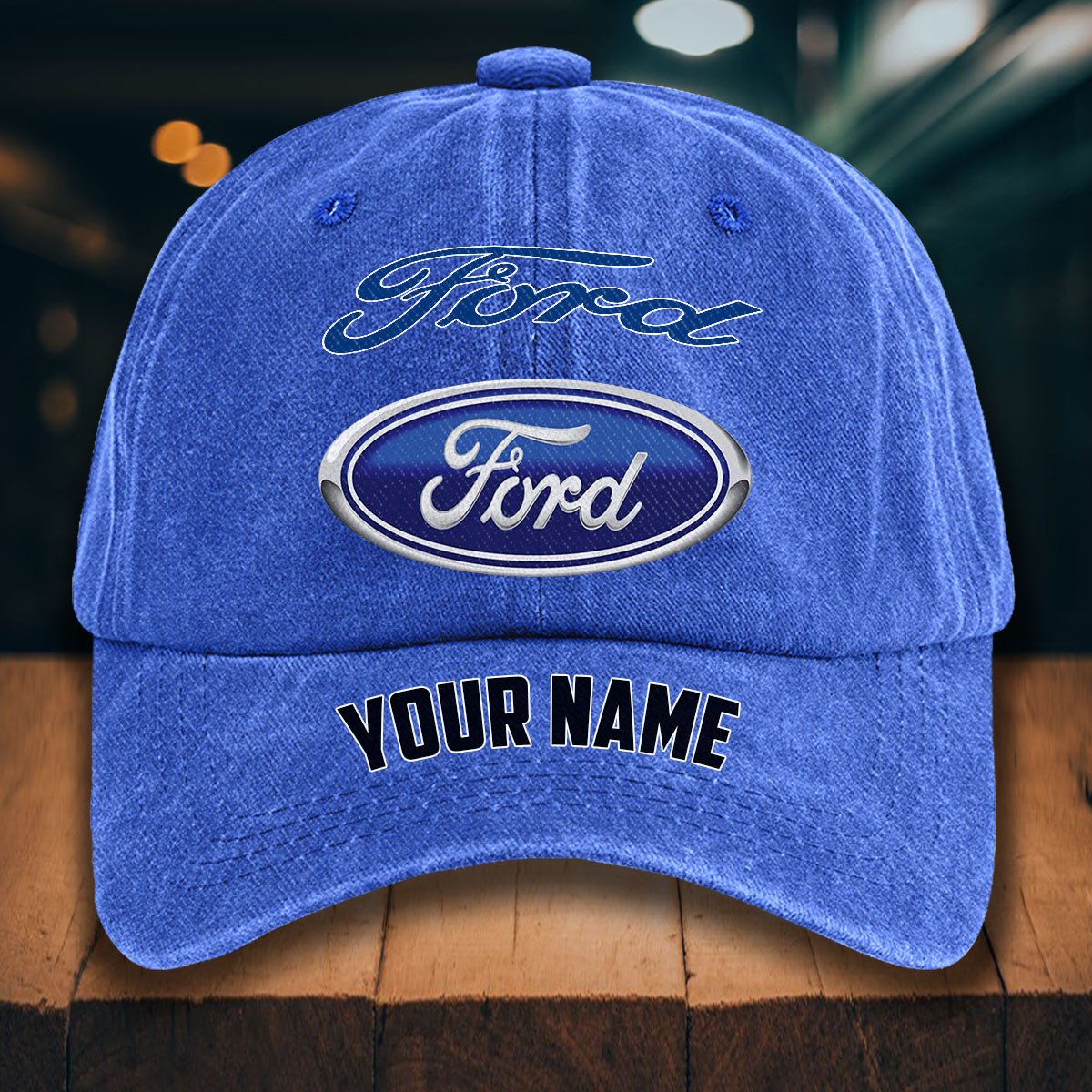 Ford Gewaschene Denim-Kappe – Bild 13