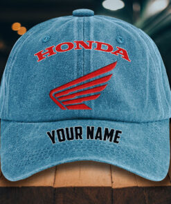 Alternative view of Honda Motorcycle Gewaschene Denim-Kappe