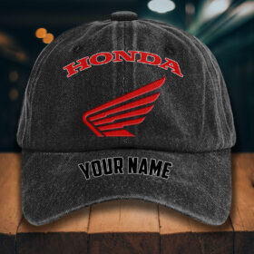 Honda Motorcycle Gewaschene Denim-Kappe