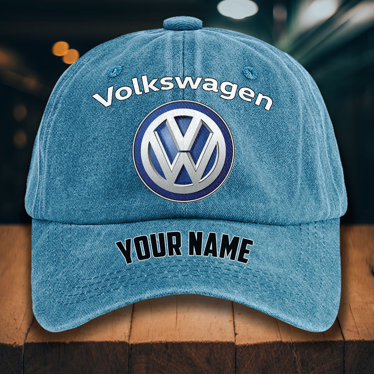 Volkswagen Gewaschene Denim-Kappe – Bild 2