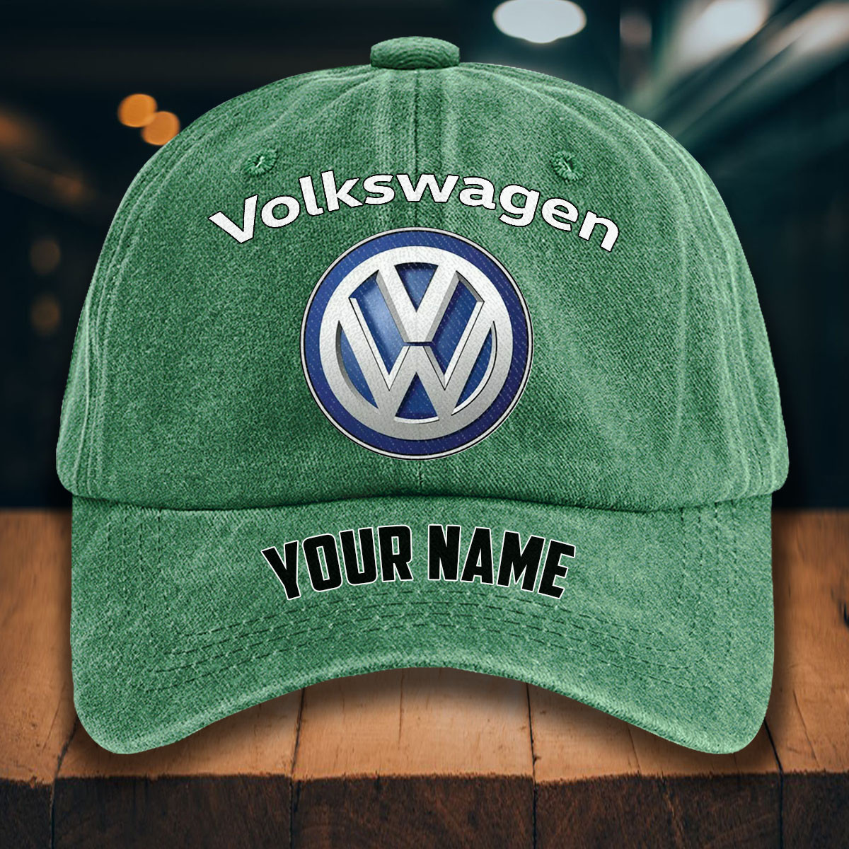 Volkswagen Gewaschene Denim-Kappe – Bild 3