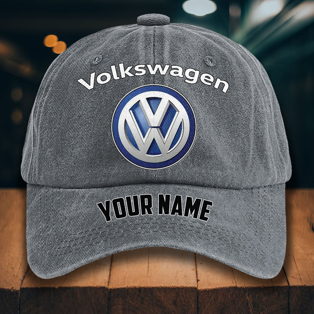 Volkswagen Gewaschene Denim-Kappe – Bild 4